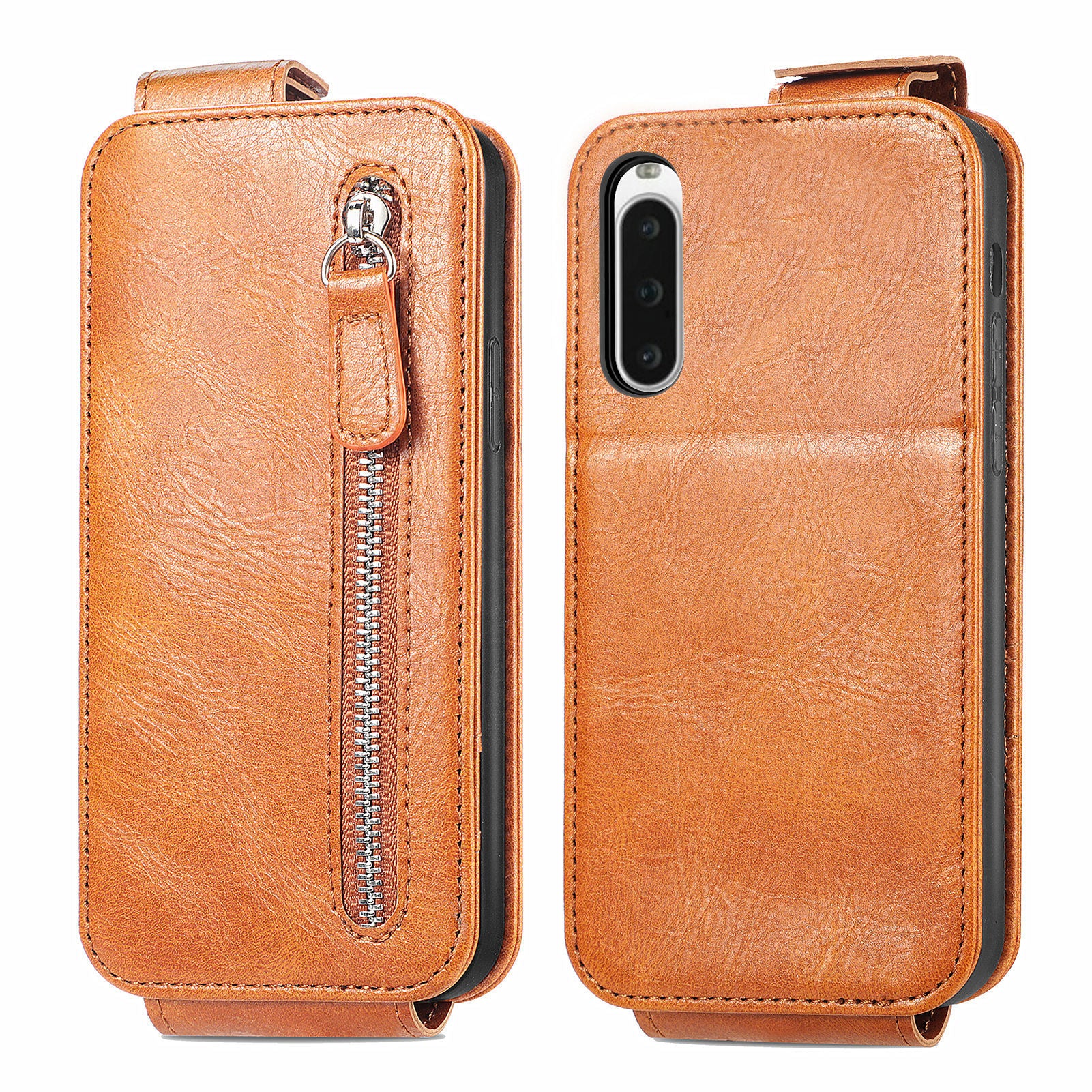 For Sony Xperia 10 V Phone Case Vertical Flip Drop Resistant PU Leather Cover For Sony Xperia 10 V Phone Case Vertical Flip Drop Resistant PU Leather Cover
